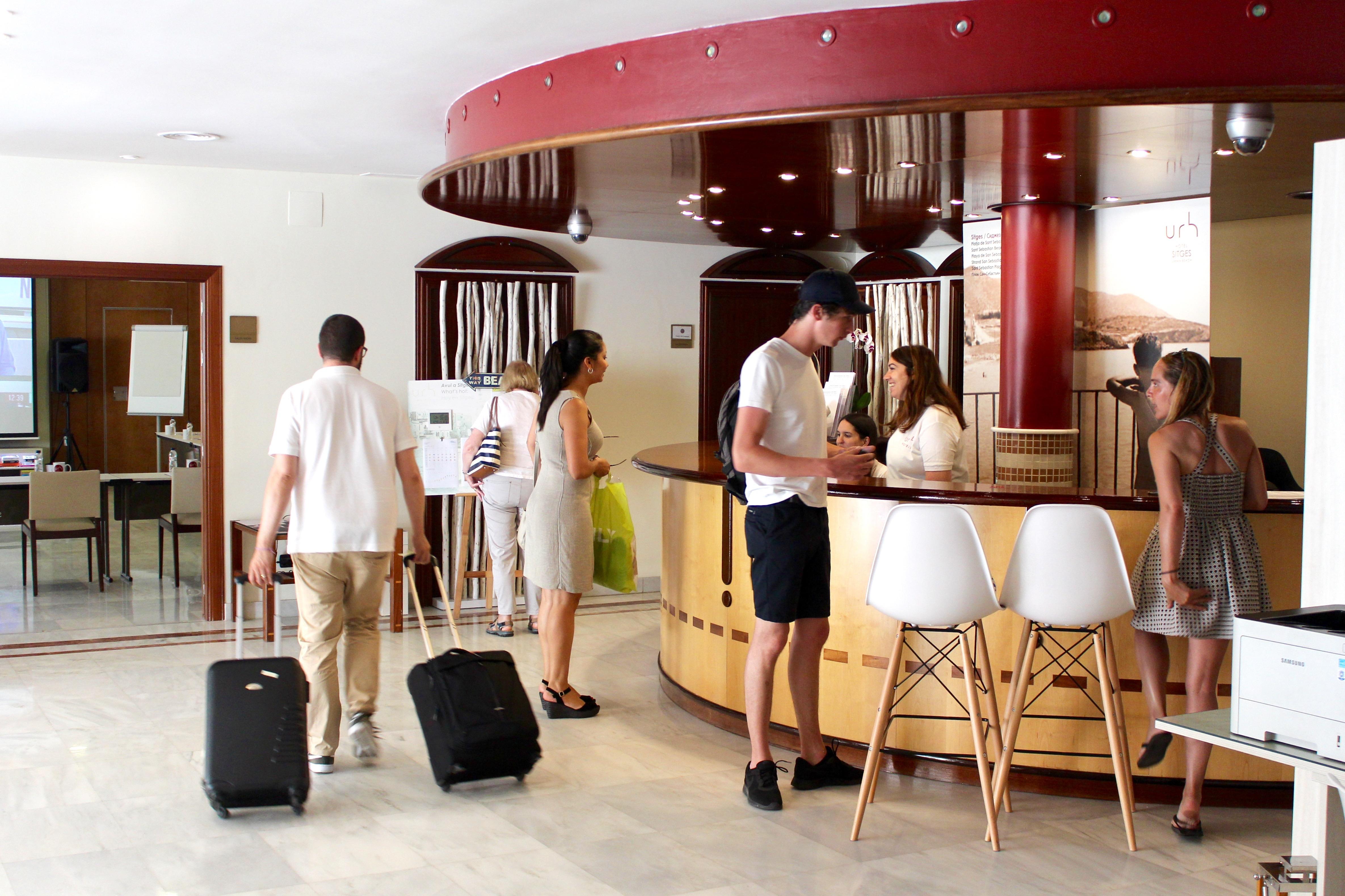 Urh Sitges Playa Hotel Bagian luar foto