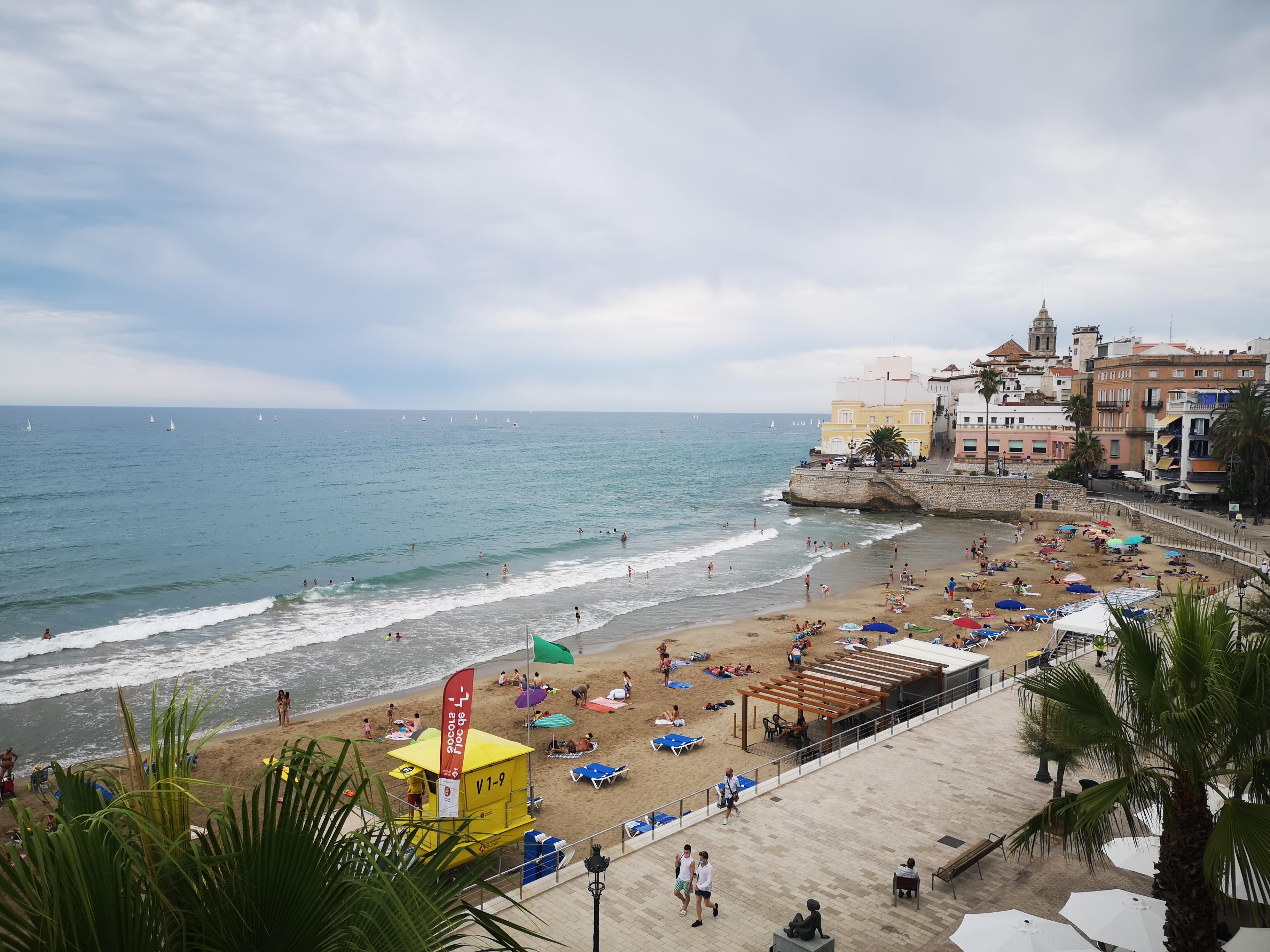Urh Sitges Playa Hotel Bagian luar foto